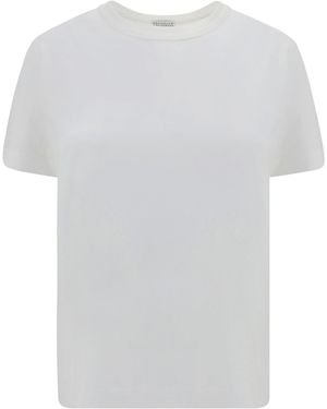 Brunello Cucinelli Monochrome T-Shirt - White