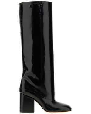 Marni Leather Trunkaroo Boots - Black