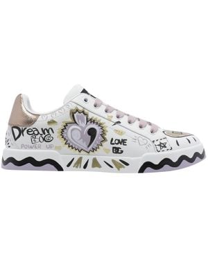 Dolce & Gabbana Dolce&Gabbana Portofino Sneakers - White