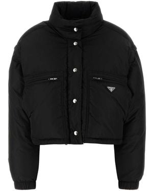 Prada Re-Nylon Down Jacket - Black