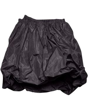Prada Tec Taffeta Skirt - Gray