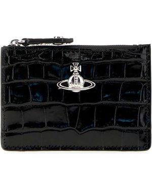 Vivienne Westwood Leather Coin Purse - Black