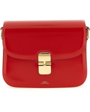 A.P.C. 'Grace' Small Crossbody Bag - Red