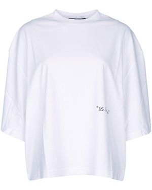Jacquemus Palm Print T-Shirt - White