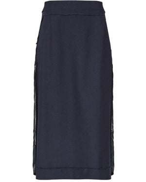 Maison Margiela Midi Skirt - Blue