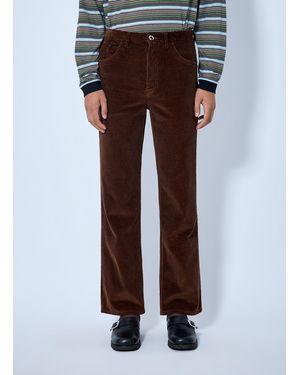 Marni Corduroy Straight-Leg Pants - Brown