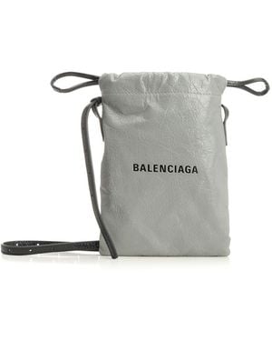 Balenciaga Shopper Phone Holder - Gray