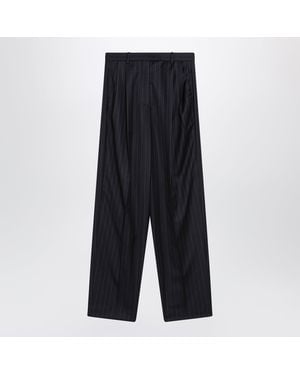 Givenchy Pinstripe Wool Pants - Black