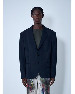 Acne Studios Single-Breasted Blazer - Blue