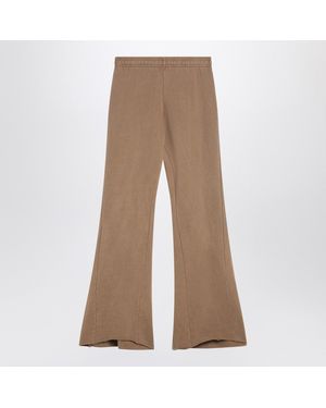 Entire studios Cotton Flared Pants - Brown