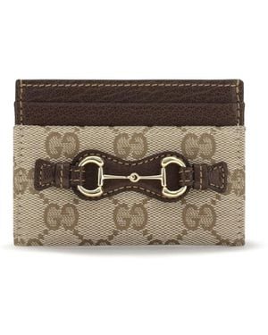 Gucci Horsebit Cardholder - Brown