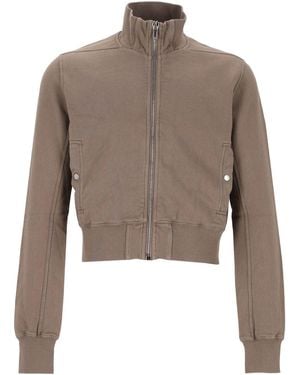 Rick Owens Drkshdw "Rev Track" Jacket - Brown