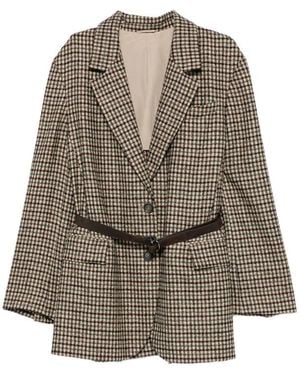 Brunello Cucinelli Neutrals Jackets - Brown