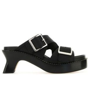 VIP価格.LOEWE SANDALO INFRADITO IN PELLE Loewe Sandali Infradito EASE in Pelle con Fibbia Logo donna