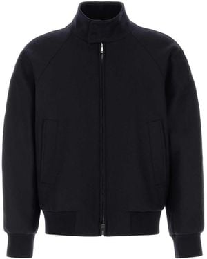 Fendi Solid Jacket - Blue