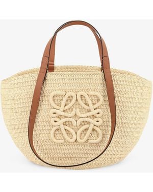 Loewe Handbag Paula's Ibiza Eclipse Raffia - Metallic