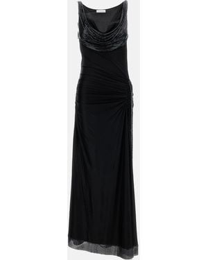 Rabanne Rabanne Long Jersey Dress - Black