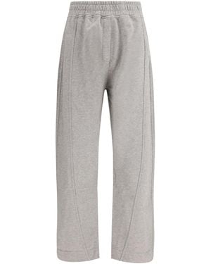 Ganni Embroidered Pants - Gray