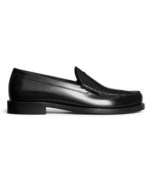 Celine Classic Glossy Leather Loafer - Black
