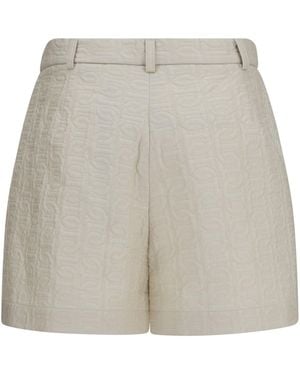 Moncler Logo Shorts - White