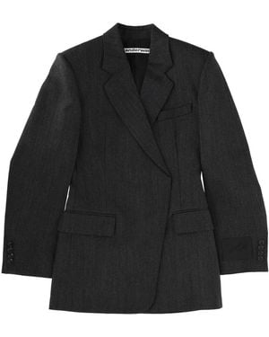 Alexander Wang Mini Blazer Dress Wool Sheep - Black