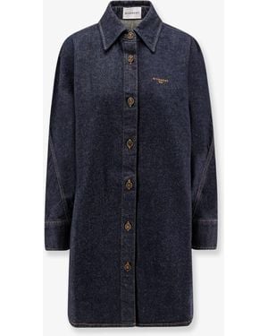 Givenchy Denim Shirt With Embroidery - Blue