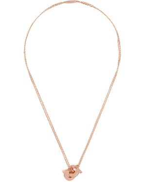 Ferragamo Double Gancini Pendant Necklace - Multicolor