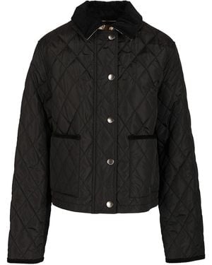 Burberry Cropped Jacket - Black