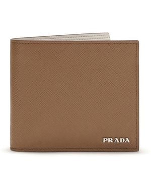Prada Leather Wallet - Brown