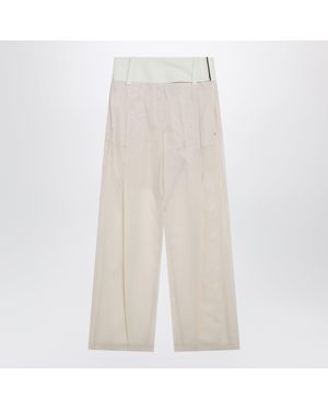 Sportmax Wide-Leg Pants - White