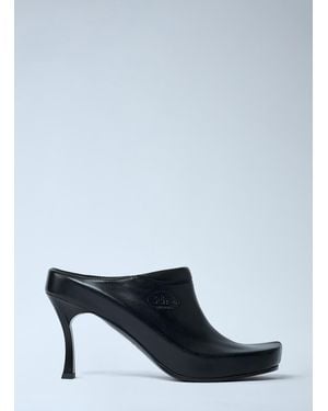 Balenciaga Scholl Heeled Mules - Gray