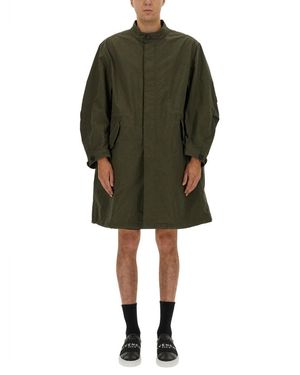 Givenchy Parka With Logo - Green