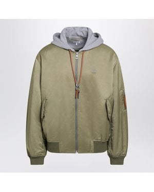 Loewe Khaki Bomber Jacket - Green