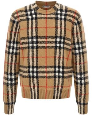 Burberry 'Curtis' Sweater - Natural