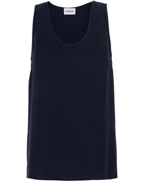 P.A.R.O.S.H. P.A.R.O..H. Short Sleeve Blouse - Blue
