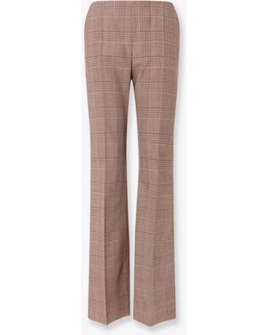Max Mara Mxmpepato Wool Pants - Natural
