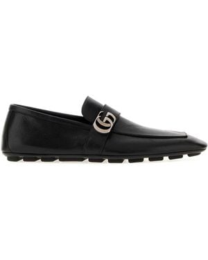 Gucci Leather Loafers - Black