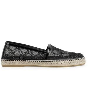 Gucci Espadrilles With Gg Crystals - Multicolor