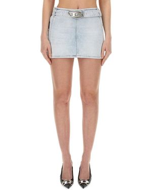 DIESEL "De-Flip-S" Skirt - Blue