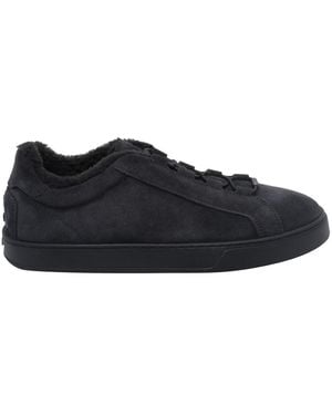 Tod's Pashmy Suede Sneakers - Blue