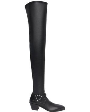 Tom Ford Stivali Sopra Il Ginocchio "Clint" - Black