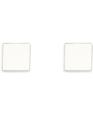 Phoebe Philo Cube Studs Earrings - White