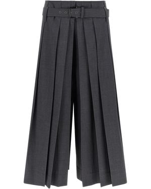 Brunello Cucinelli Tailored Pleated Bermuda Shorts - Gray