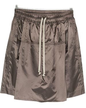 Moncler Nylon Midi Skirt - Brown
