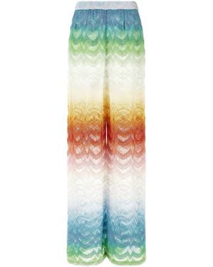 Missoni Viscose Flared Pants - Green