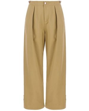 Burberry Clothing Pants - Natural