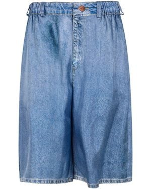 Pierre Louis Mascia "Aloe" Shorts Pants - Blue