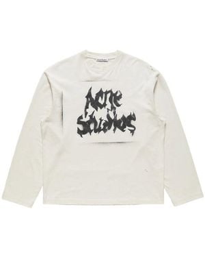 Acne Studios Neutrals T-Shirts & Vests - White