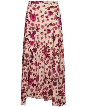 Isabel Marant Sakura Silk Long Skirt - Multicolor