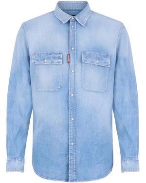 DSquared² 'Canadian Vintage' Shirt - Blue